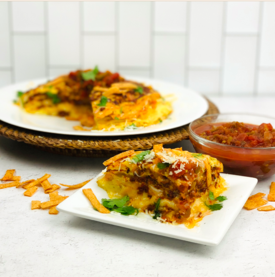 Chorizo Stacked Omelet by OhioEggs.com
