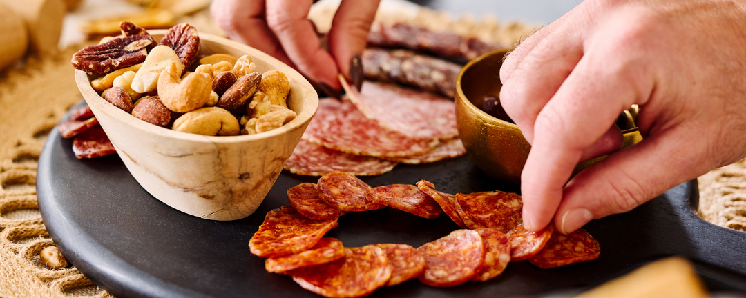 Charcuterie nibbles from Foris Meats