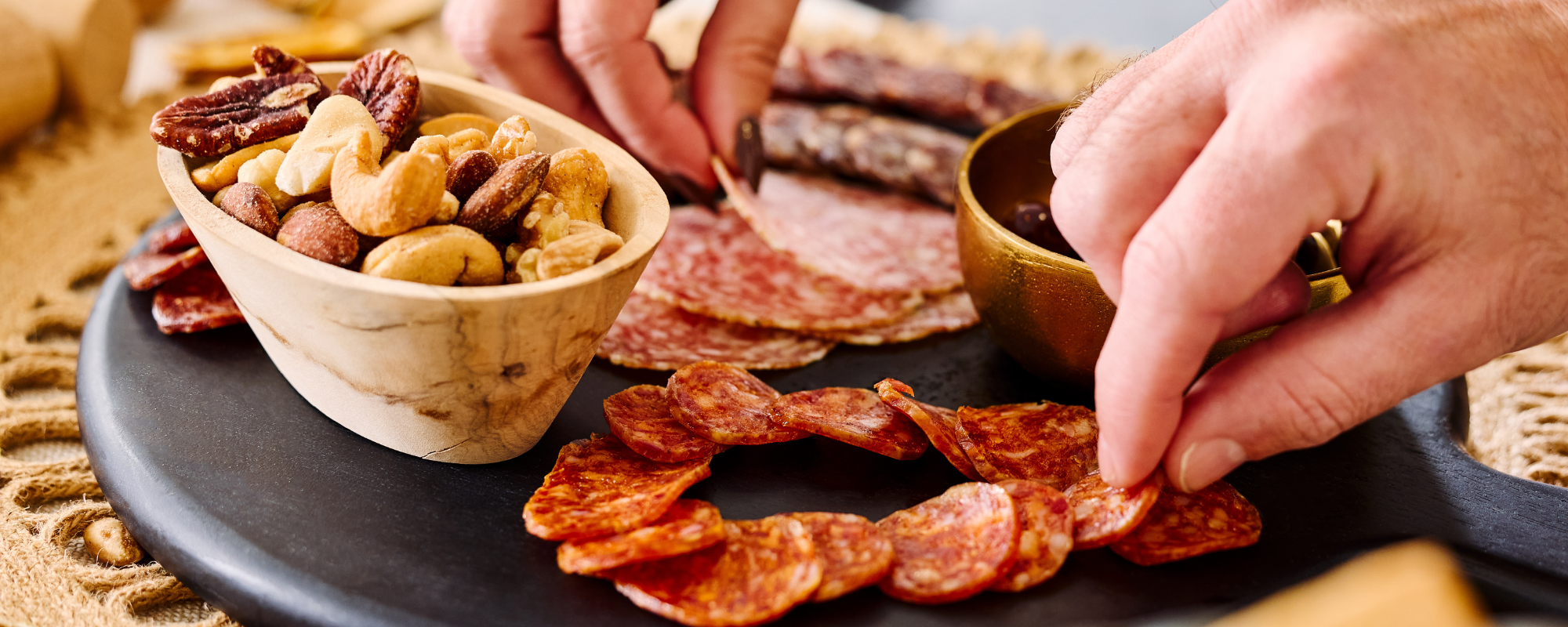 Charcuterie nibbles from Foris Meats