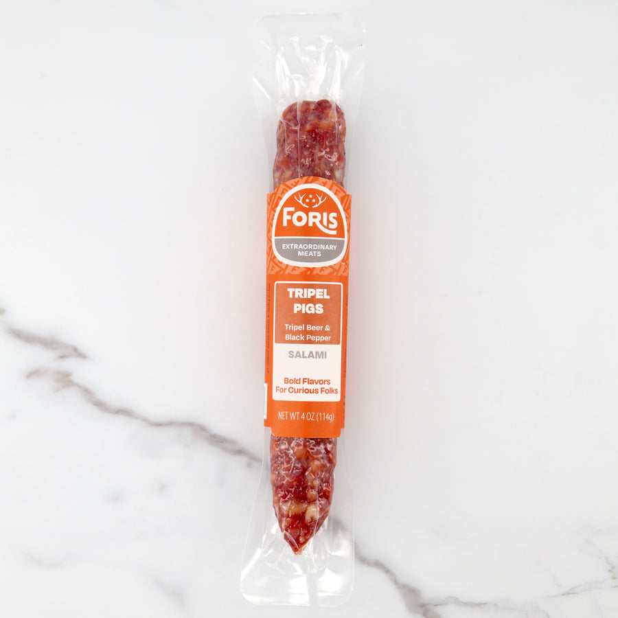 Foris Meats Gourmet Tripel Pigs Salami